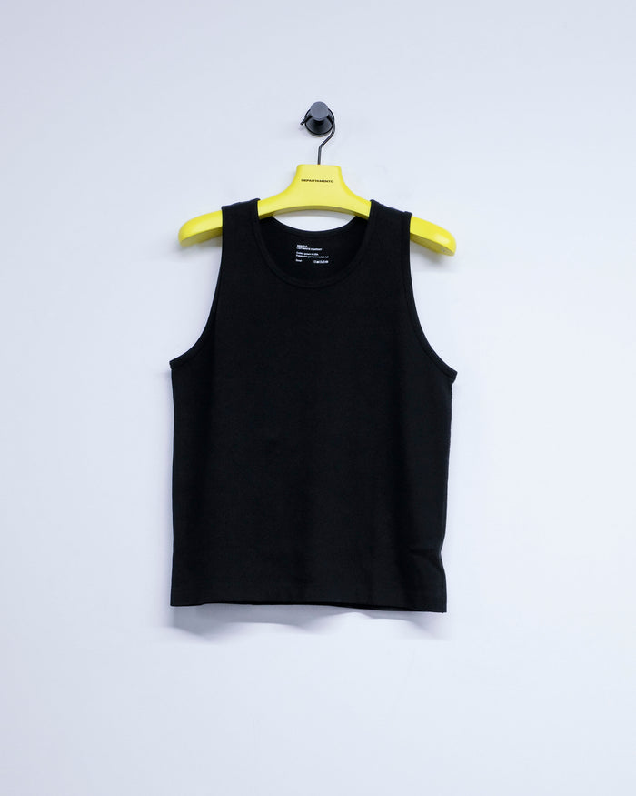 LWT0 Singlet Black Rib Tank | MAN-TLE | DEPARTAMENTO