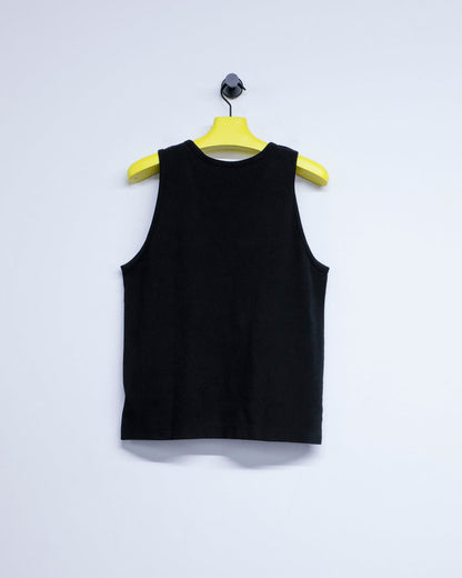 LWT0 Singlet Black Rib Tank | MAN-TLE | DEPARTAMENTO