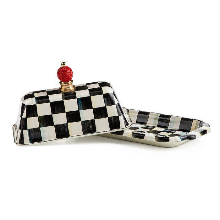 MacKenzie Childs: Courtly Check Butter Box