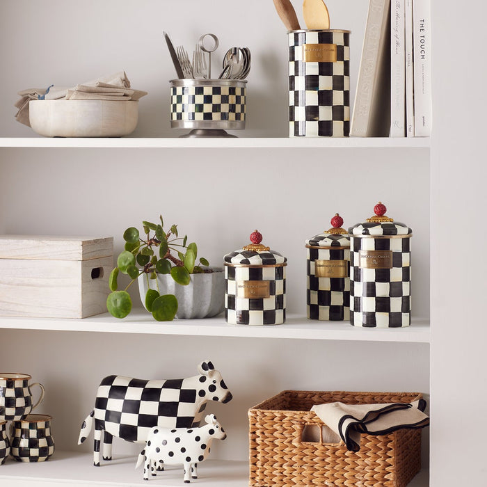 MacKenzie Childs: Courtly Check Medium Canister