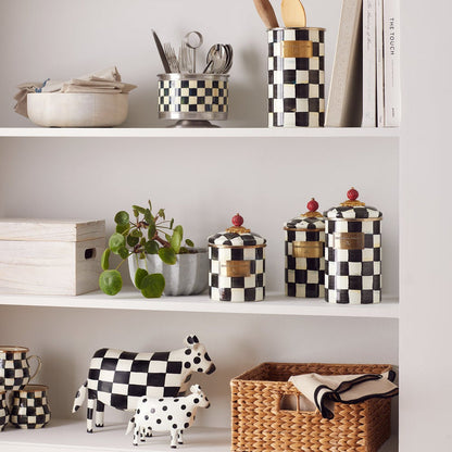 MacKenzie Childs: Courtly Check Medium Canister