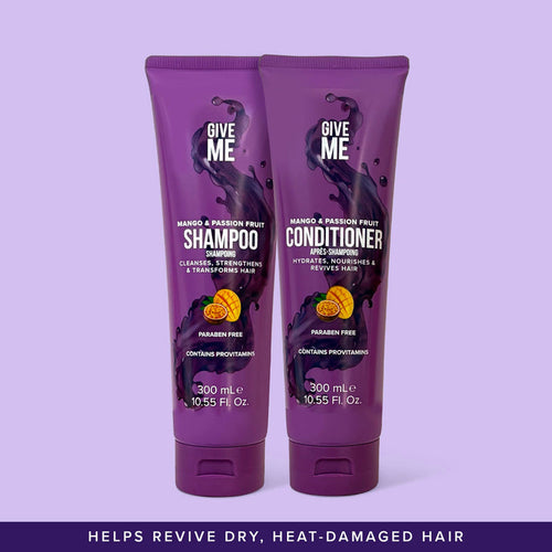 Mango & Passion Fruit Shampoo & Conditioner Bundle (Worth £13.98) - Give Me Cosmetics