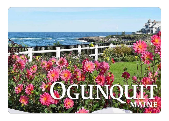 Marginal Way Dahlias Magnet
