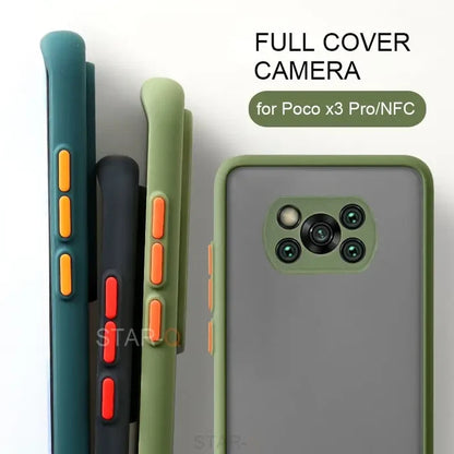 The case is made from flexible material and has a protective for the back