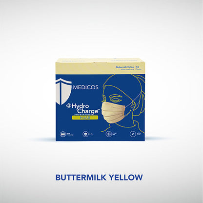 MEDICOS 4-ply HydroCharge™ Surgical Face Mask - Hijab