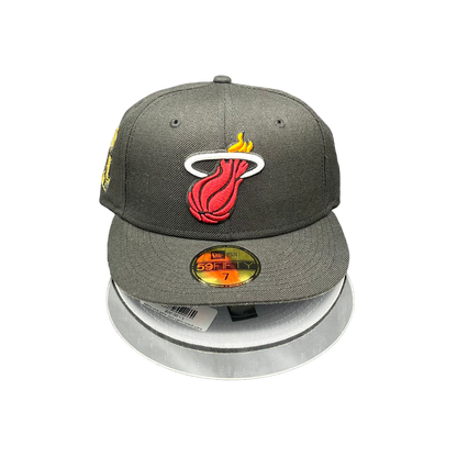Miami Heat Black 5950 Fitted Champ Patch