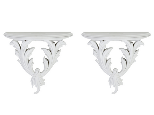 Mid Century Acanthus Leaf Wall Bracket