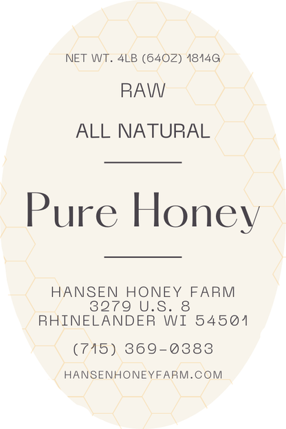Minimalist Honey Label