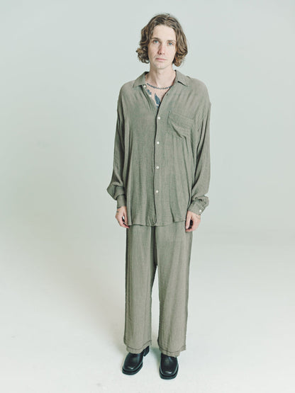 Muck Ruffle Viscose Initial Shirt | Our Legacy | DEPARTAMENTO
