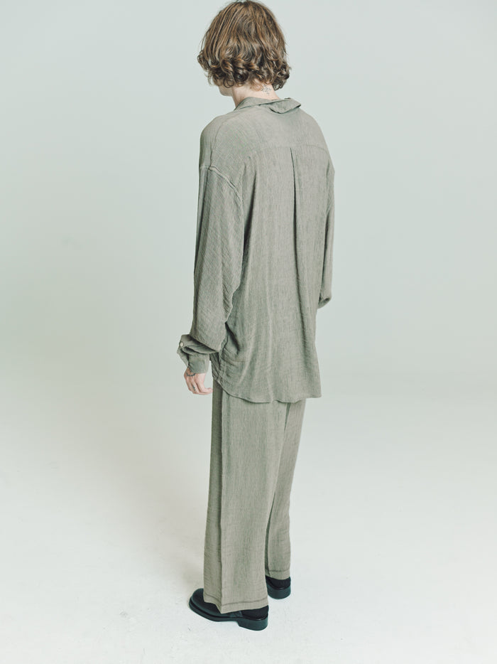 Muck Ruffle Viscose Initial Shirt | Our Legacy | DEPARTAMENTO