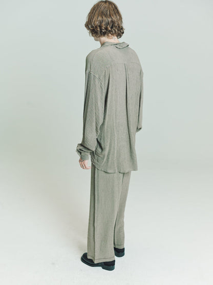 Muck Ruffle Viscose Initial Shirt | Our Legacy | DEPARTAMENTO