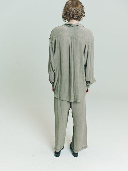 Muck Ruffle Viscose Initial Shirt | Our Legacy | DEPARTAMENTO
