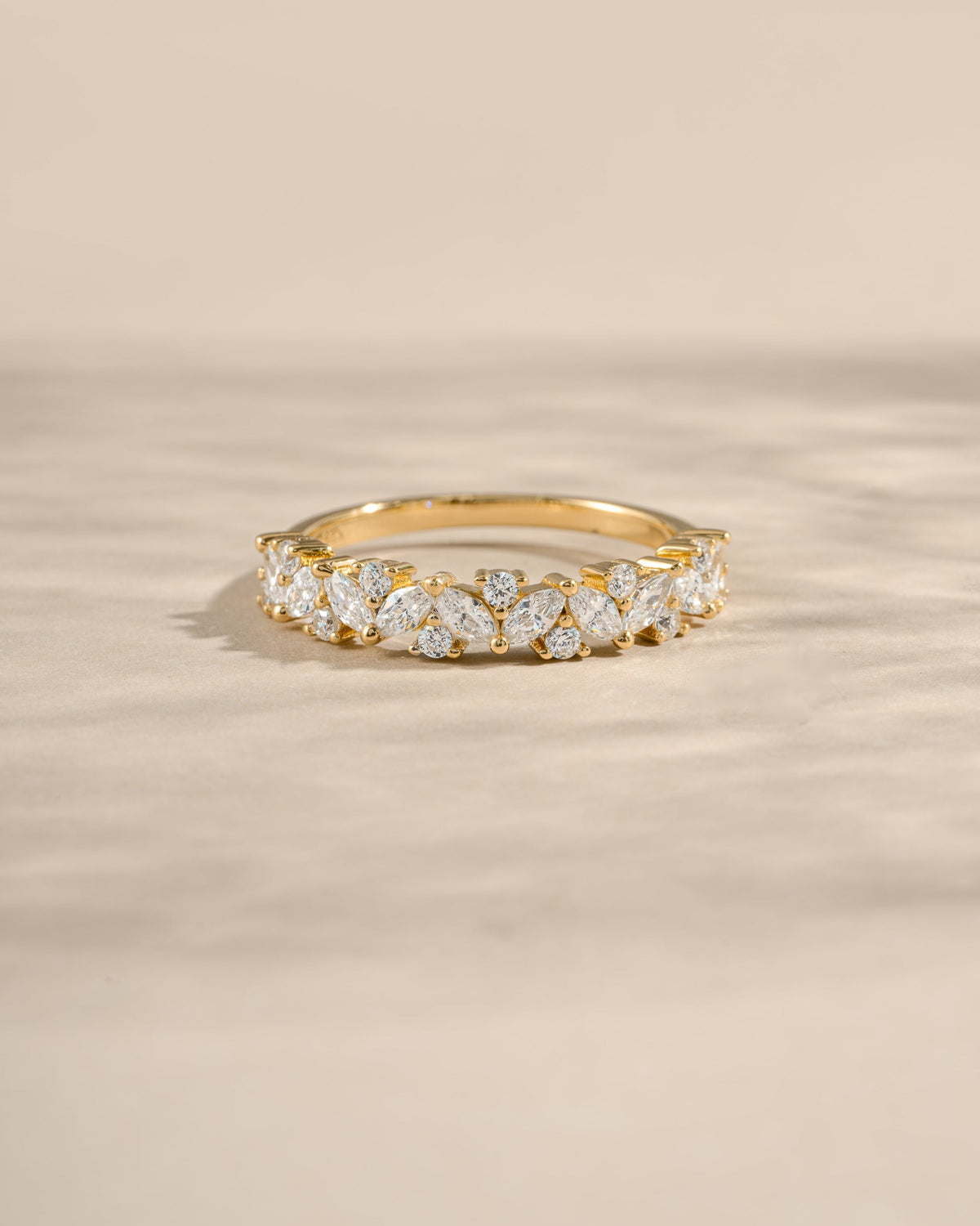 4mm Multi Stone Ring