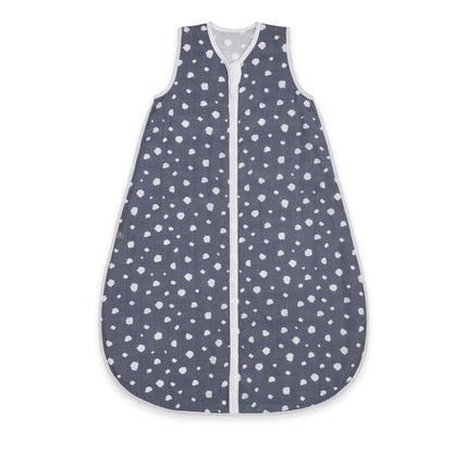 Musselin Schlafsack 0.5 TOG | Punkte Blau