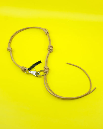 Natural Leather Udon Ladon Necklace