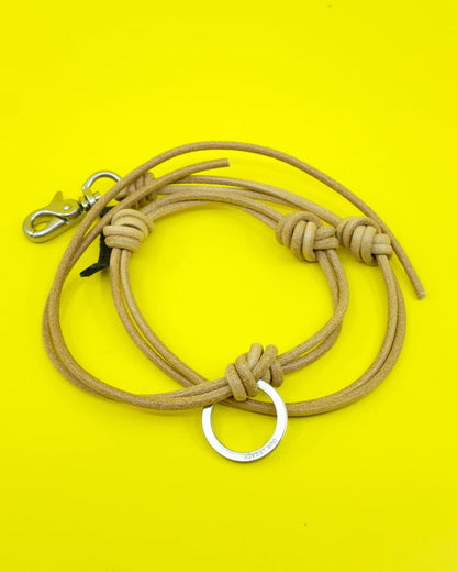 Natural Leather Udon Ladon Necklace