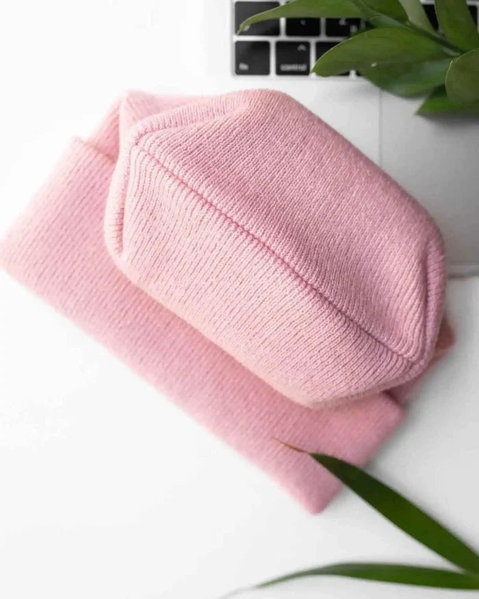 New Patented Design, H Stitch Cuffed Beanie
