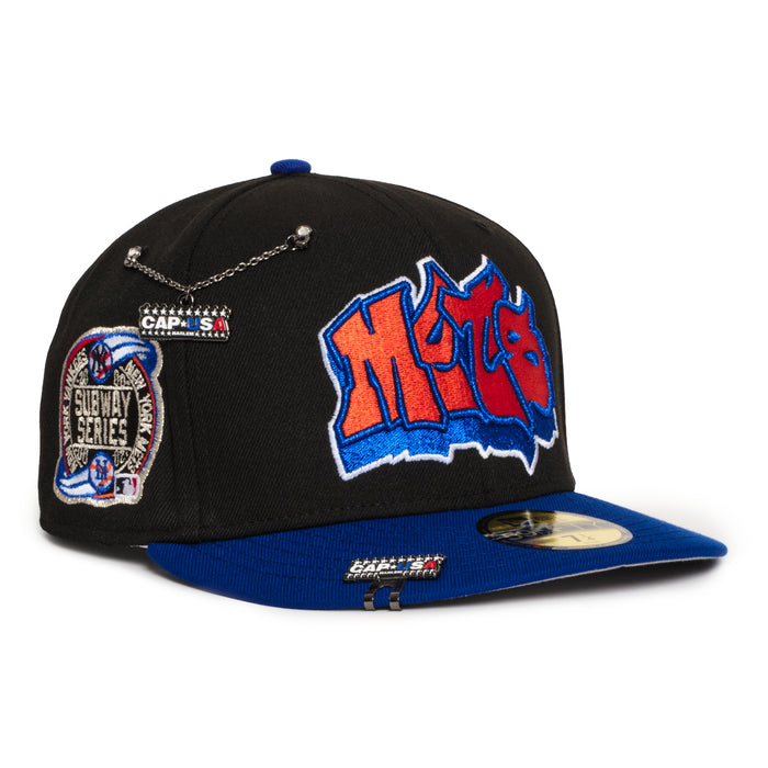 New York Mets Black and Royal Graffiti Subway Series