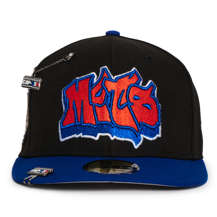 New York Mets Black and Royal Graffiti Subway Series