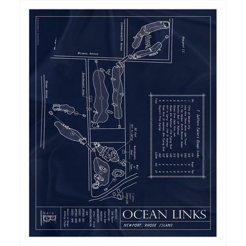 Ocean Links Fleece Sherpa Blanket