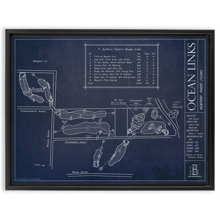 Framed Canvas - Large - Black