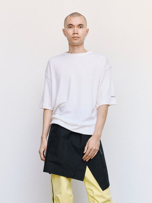 Off White Wool Incognito Short Sleeve | GR10K | DEPARTAMENTO