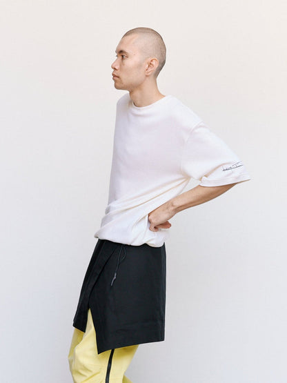 Off White Wool Incognito Short Sleeve | GR10K | DEPARTAMENTO