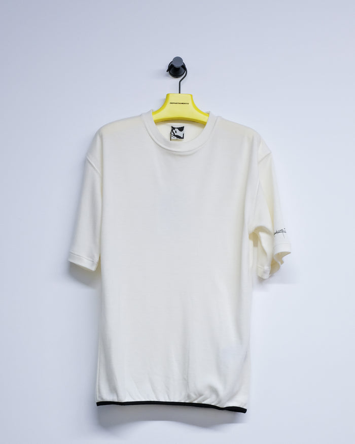 Off White Wool Incognito Short Sleeve | GR10K | DEPARTAMENTO