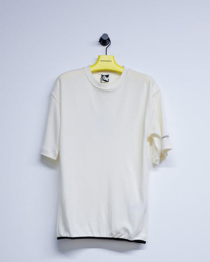 Off White Wool Incognito Short Sleeve | GR10K | DEPARTAMENTO