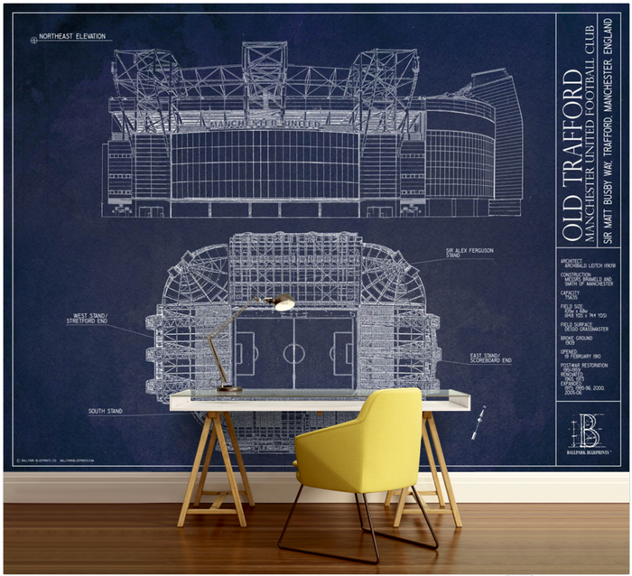 Old Trafford Wall Mural