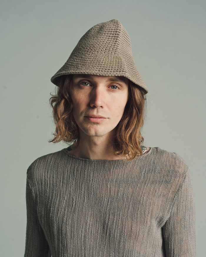 Olive Tousled Cotton Tom Tom Hat | Our Legacy | DEPARTAMENTO