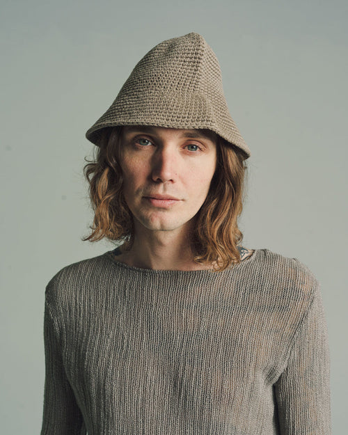 Olive Tousled Cotton Tom Tom Hat | Our Legacy | DEPARTAMENTO