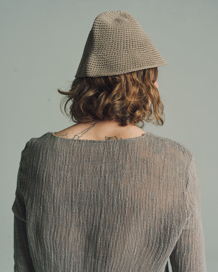 Olive Tousled Cotton Tom Tom Hat | Our Legacy | DEPARTAMENTO