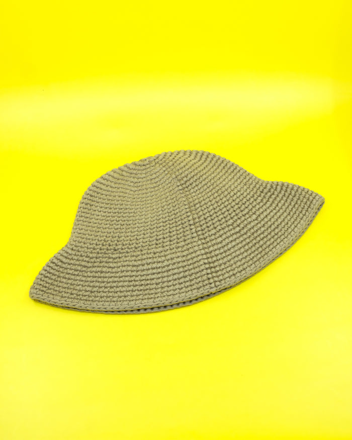 Olive Tousled Cotton Tom Tom Hat | Our Legacy | DEPARTAMENTO