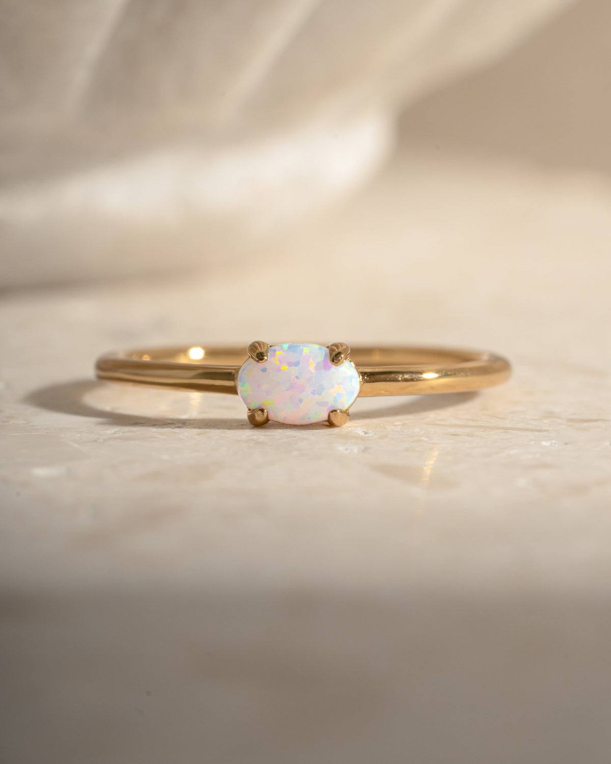 Opal Oval Ring