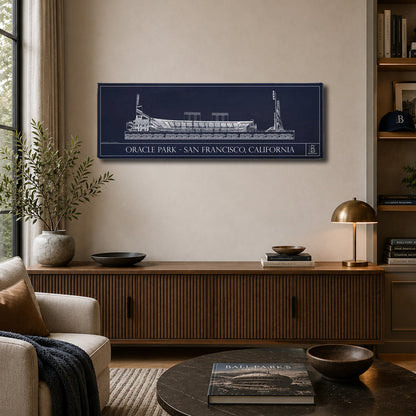 Oracle Park Panoramic Canvas