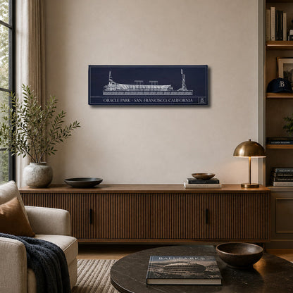 Oracle Park Panoramic Canvas