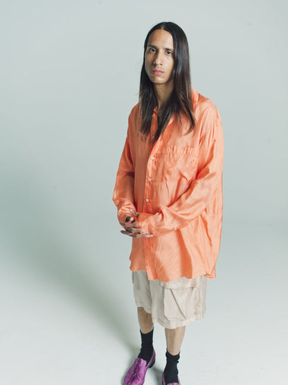 Orange Lining Easy Pocket Shirt