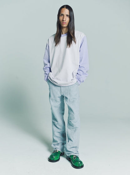 Pale Lilac Jersey Long Sleeve Big Tee