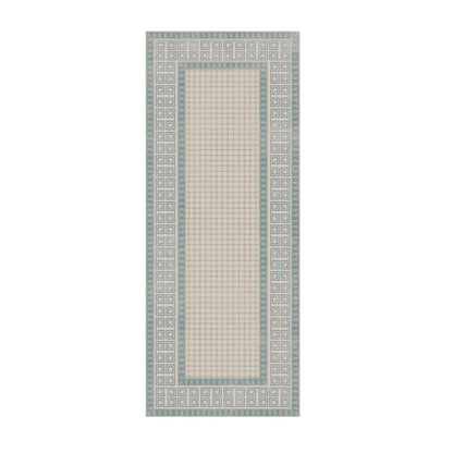 Paros Silky Soft Washable Runner 80x200cm Ocean