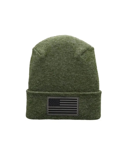 Patented H Stitch Beanie, American Flag Beanie
