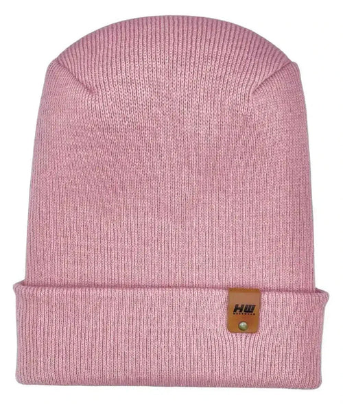 Patented H Stitch Cuffed Beanie, Pearl Pink