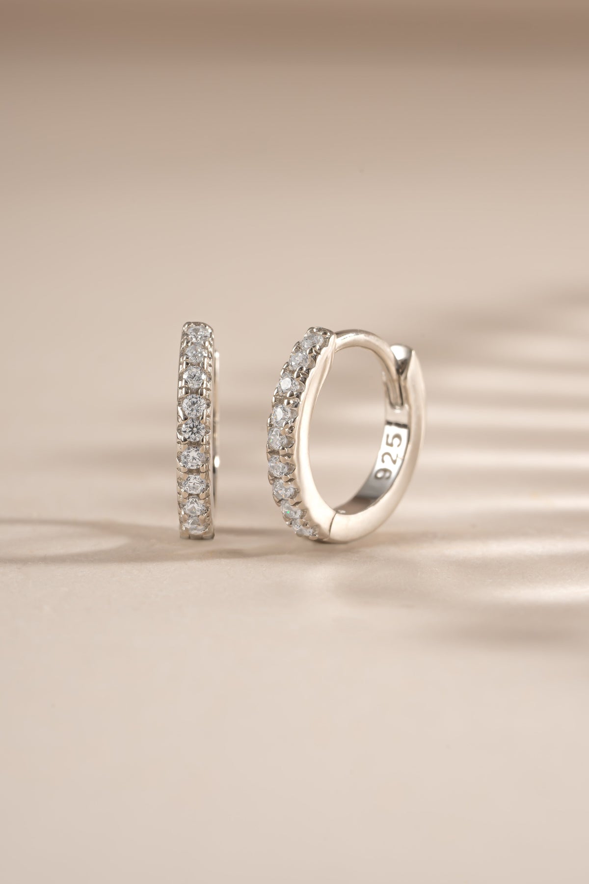 6mm CZ Huggie Hoops
