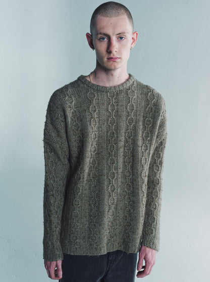 Peafowl Funky Chain Knit Popover Roundneck | Our Legacy | DEPARTAMENTO