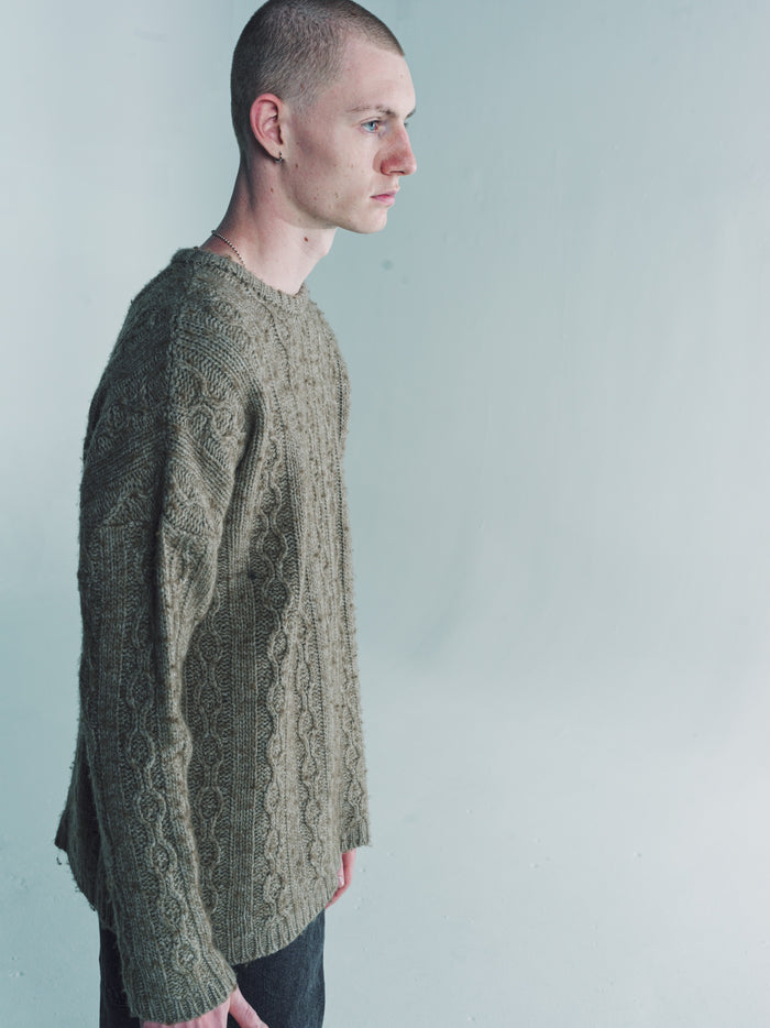 Peafowl Funky Chain Knit Popover Roundneck | Our Legacy | DEPARTAMENTO