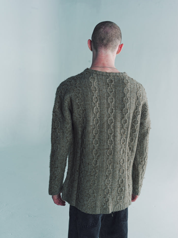 Peafowl Funky Chain Knit Popover Roundneck | Our Legacy | DEPARTAMENTO