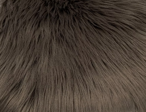 Pewter Luxury Shag Faux Fur - Howl Fabrics