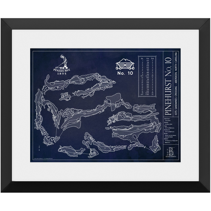 Pinehurst - No 10 - 12x16" Framed Print