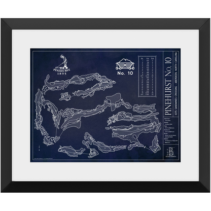 Pinehurst - No 10 - 12x16" Framed Print
