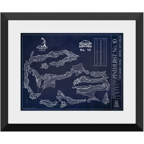 Pinehurst - No 10 - 12x16" Framed Print
